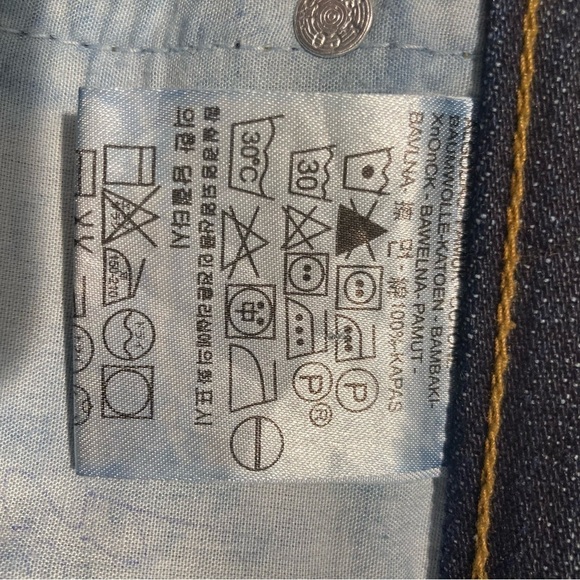 LEVI’S 501 Sz 32 x 32 Selvedge Made in Japan Ripped Knee Button Fly Jeans PCL16B - Picture 11 of 13